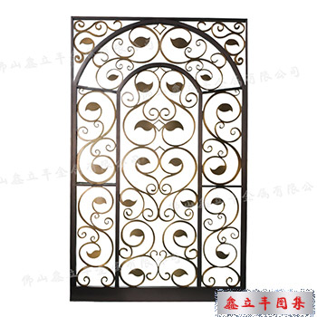 拉絲鈦金外貿(mào)出口雙色不銹鋼屏風(fēng)